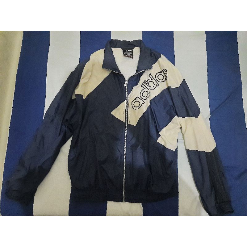 Jaket Adidas Windbreaker Vintage Big Logo Original