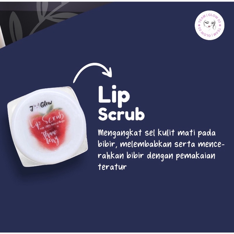 LIP SCRUB JGLOW VITAMIN BIBIR