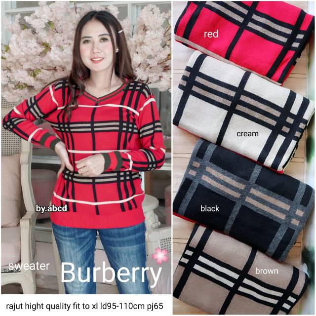 READY SWEATER BURBERRY RAJUT