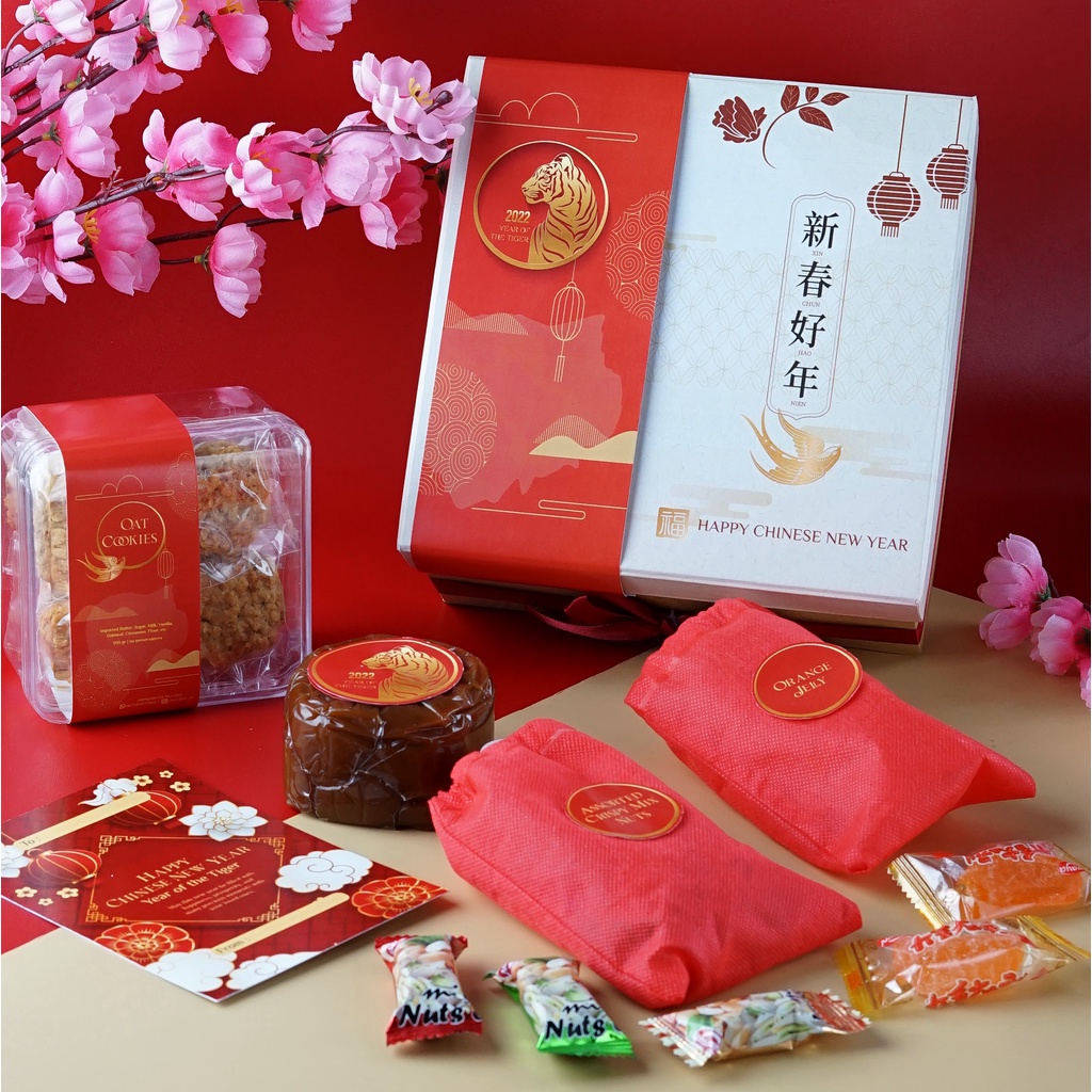 

Paket A IMLEK HAMPERS Chinese New Year CNY Parcel Kue Kering Cookies