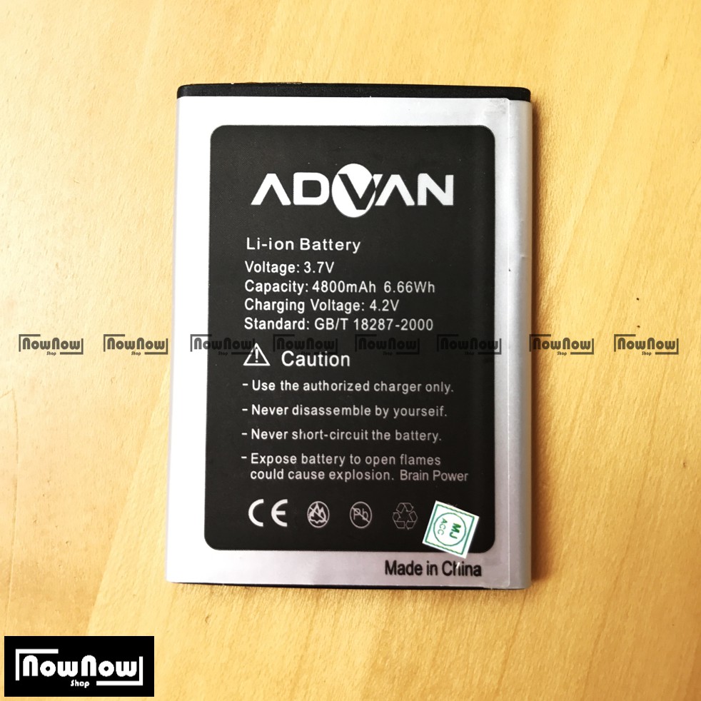 Baterai Advan S4P S4F S4X A4 BP40BS BP40BH Double Power Original Batre Batrai Battery