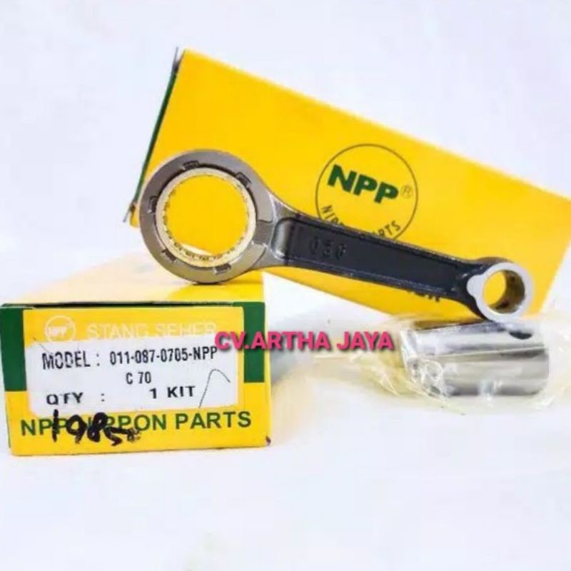 STANG PISTON SEHER CONROD KIT NPP HONDA C70 / C 70 / C700 / C 700 / C-70 / C-700 (011-087-0705-NPP)