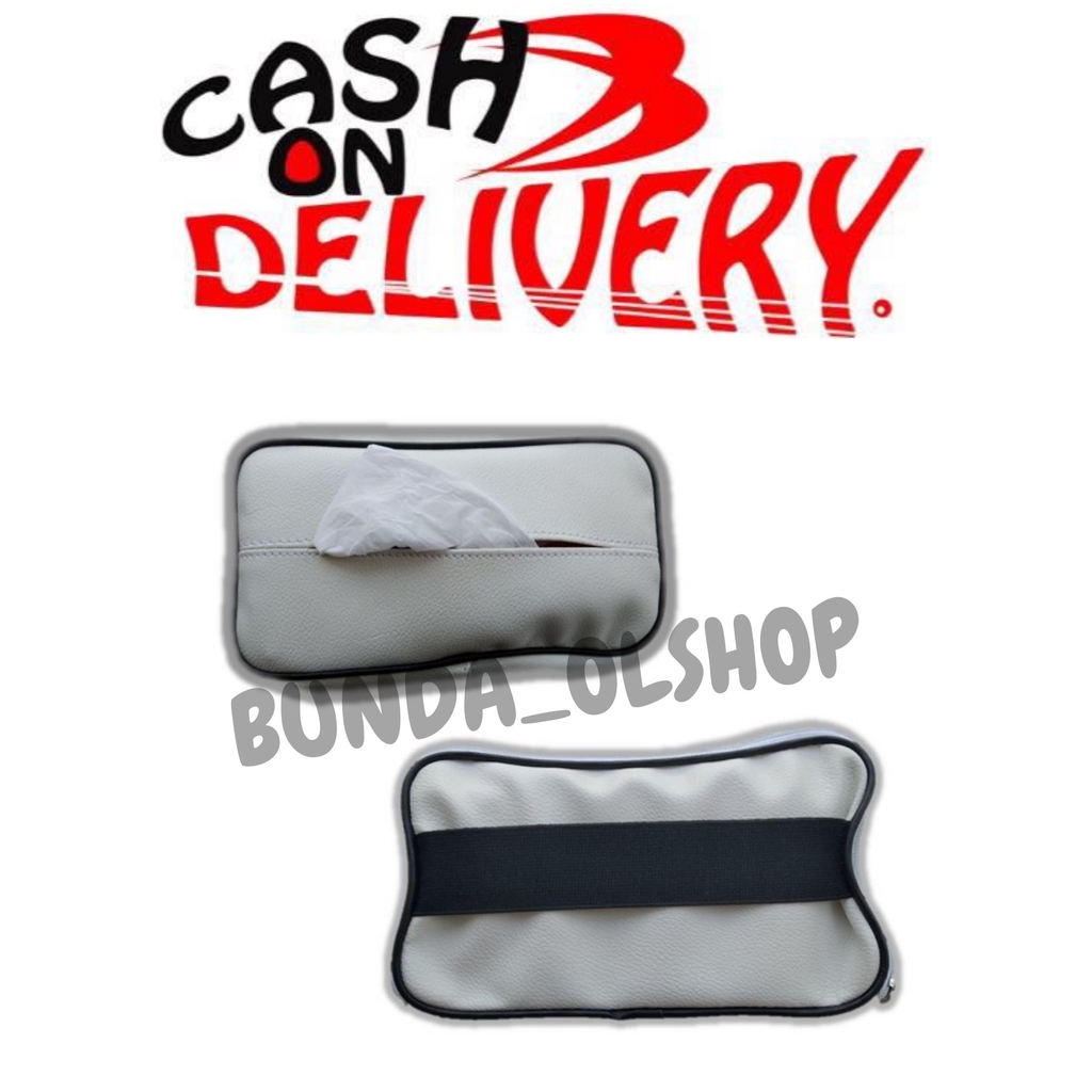 KOTAK TEMPAT TISSUE HEADREST MOBIL EXCLUSIVE - putih