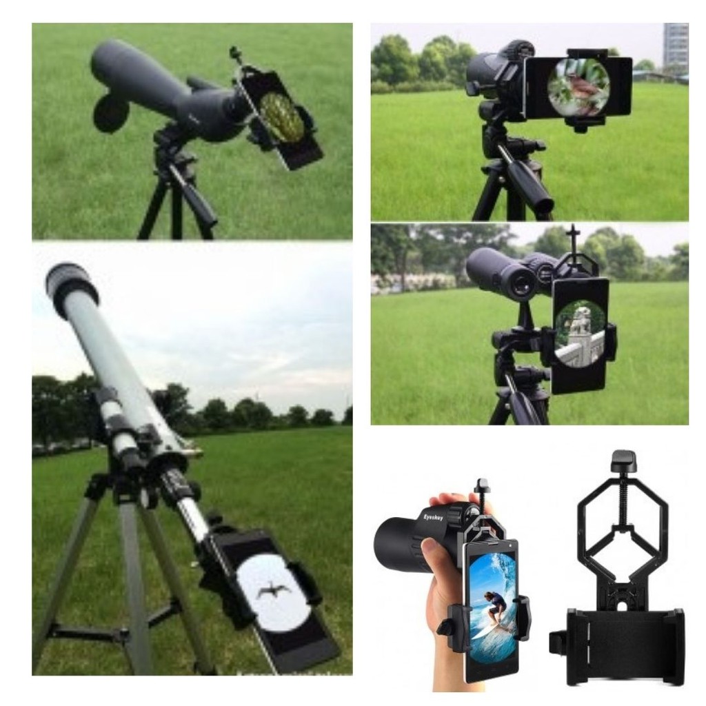 Mount Breket Teropong Smartphone HP CM4 Stand Holder Adapter Telescope 111159