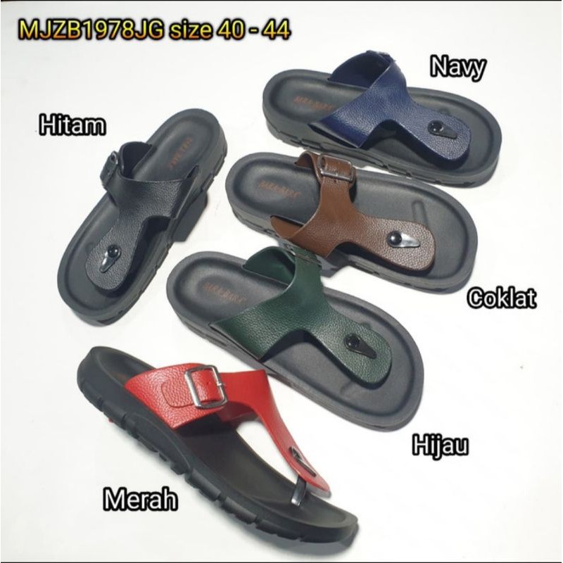 Jelly Sandal Bara Bara Pria Sendal Karet Import