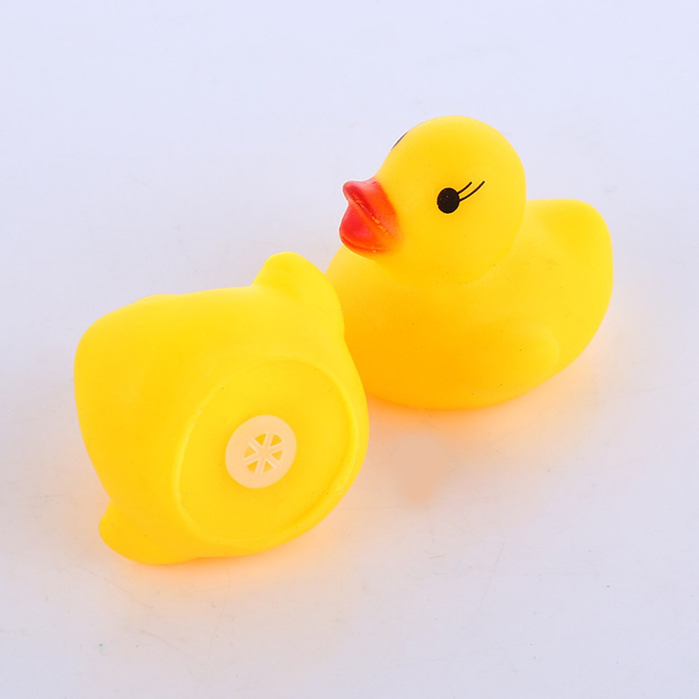 mainan bebek karet Mainan mandi anak bayi bisa bunyi-7