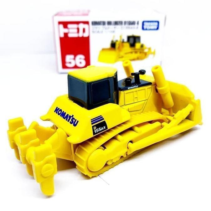 TOMICA NO 56 BULLDOZER KOMATSU MINIATUR ALAT BERAT REPLIKA DIECAST