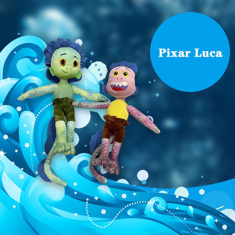 Luca Pixar Mainan Mewah Alberto Boneka Boneka Lembut Plushie Anak Anak Hadiah