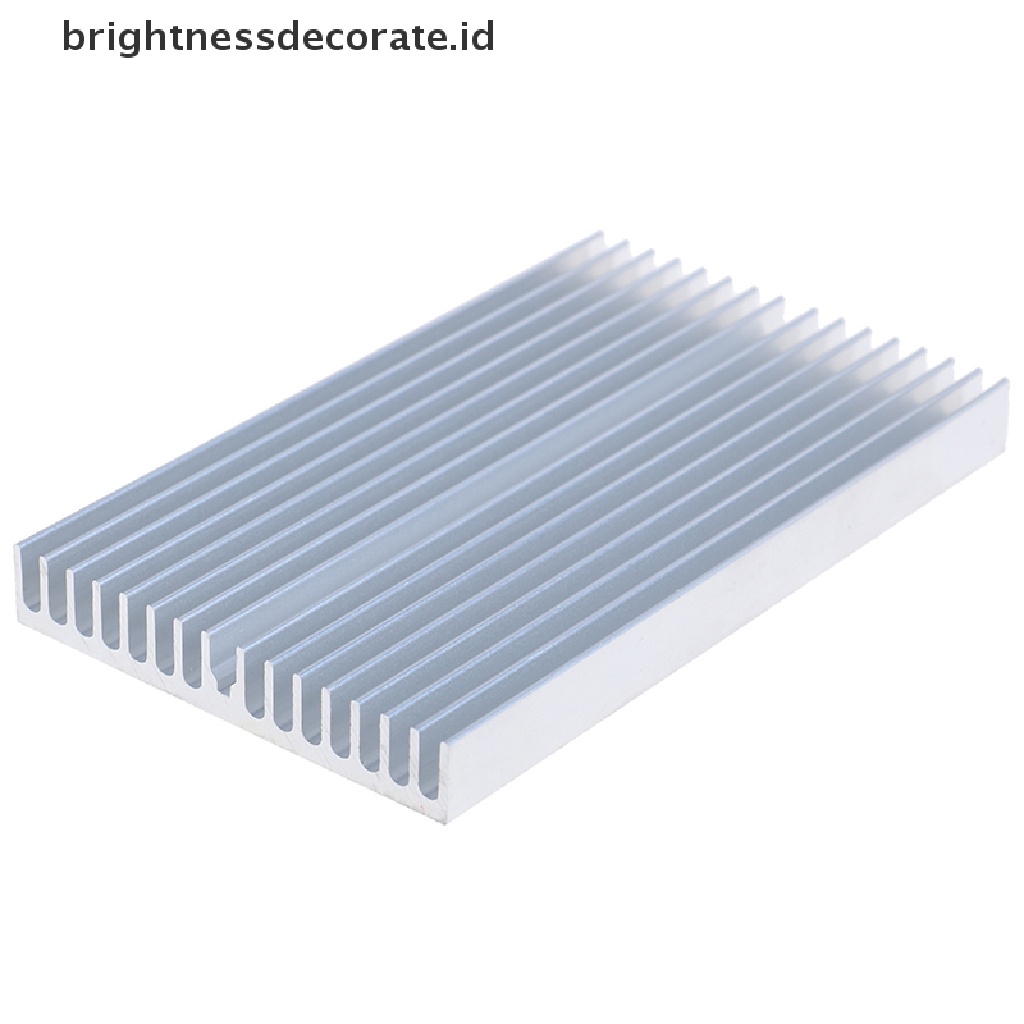 [birth] 100*60*10mm Aluminum Heatsink Cooler Chip Radiator for IC LED Power Transistor [ID]