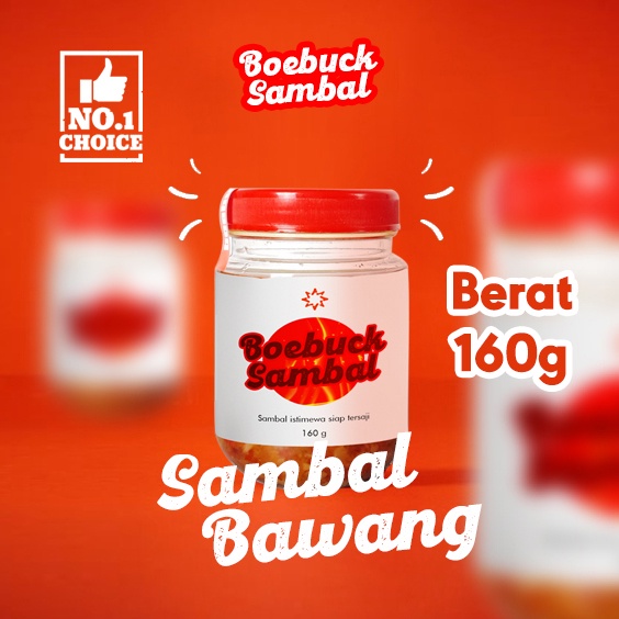 

Boebuck Sambal - Sambel Bawang 160g
