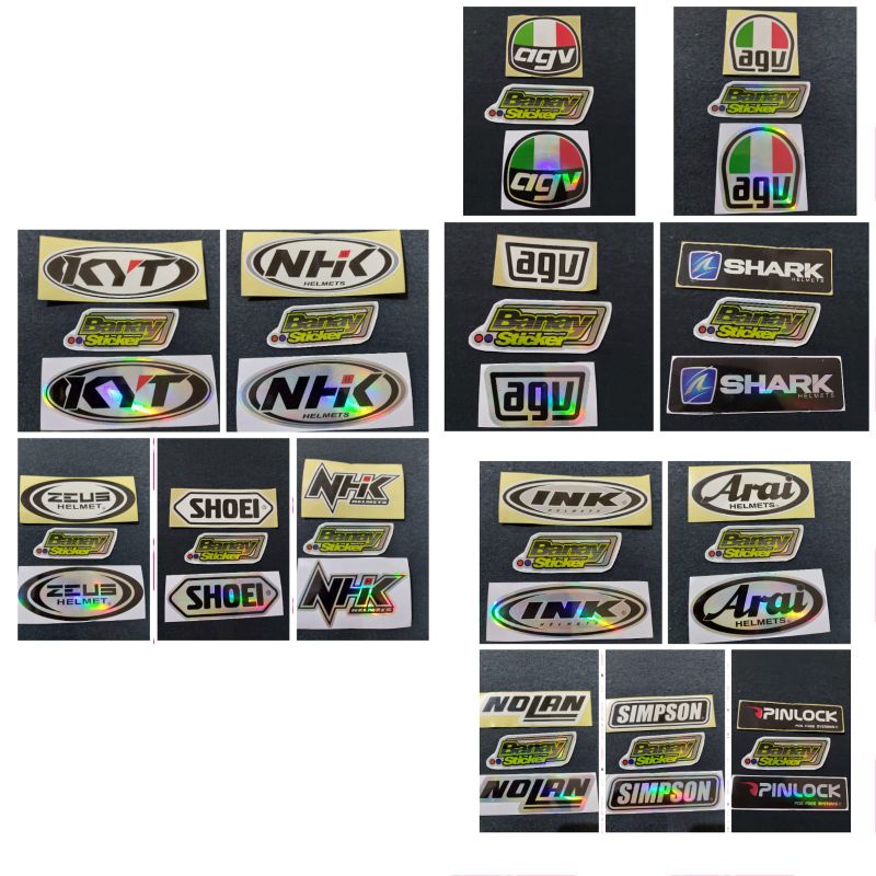 STICKER HELM STIKER HELM PRINCUTT