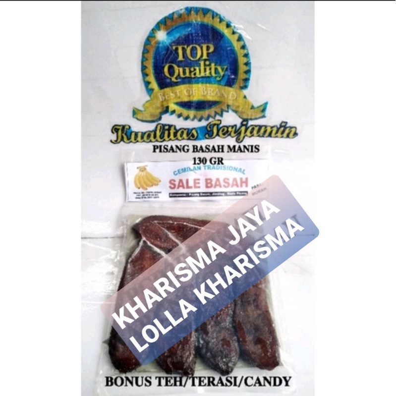 

SALE PISANG BASAH @130 GR BONUS TEH/ TERASI/ CANDY