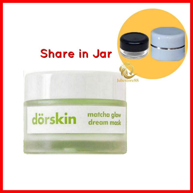 (SHARE IN JAR) DORSKIN Matcha Glow Dream Mask