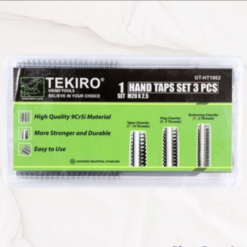 TEKIRO HAND TAP SET 3PCS M20×2, 5