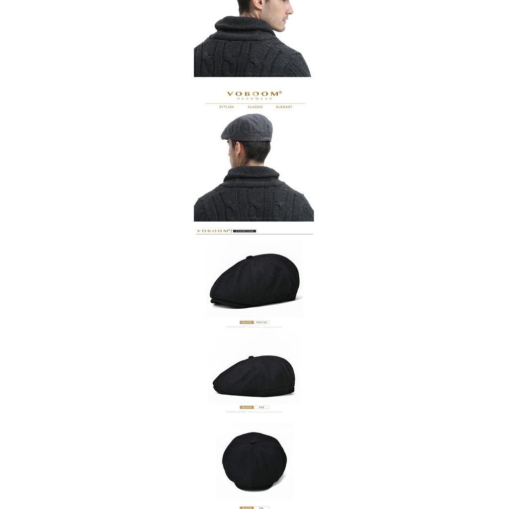 Newsboy Bakerboy Style Flat Cap Mens Boys Classic 8 Panels Hat