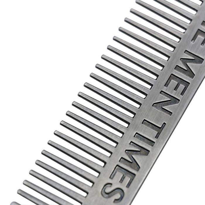 SISIR SAKU RAMBUT PRIA COWOK UNIK STAINLESS THE MEN TIMES HAIR COMB