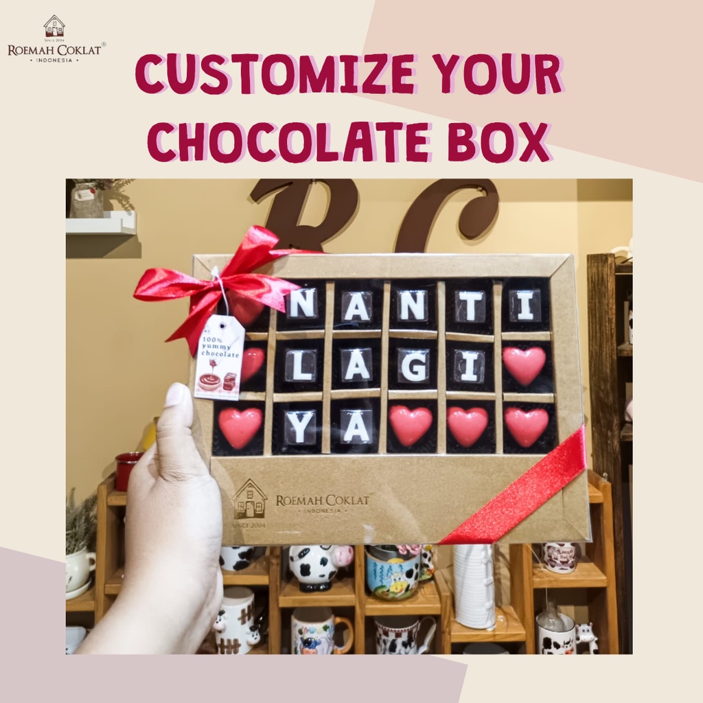 

CUSTOM COKLAT - HADIAH COKLAT