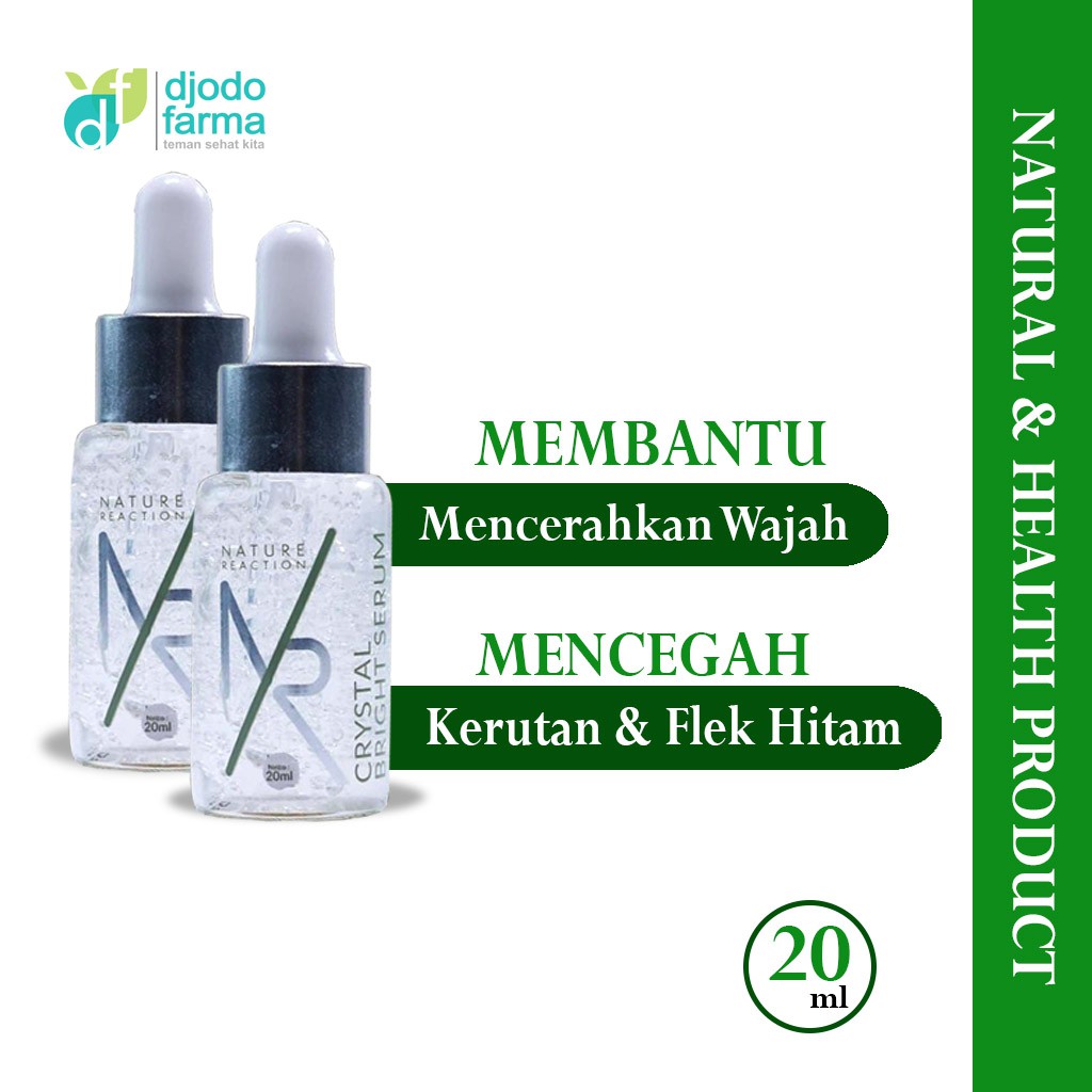 Serum Pemutih Wajah | Serum Wajah Glowing | Serum Nature Reaction | Serum NR Glow Original Ampuh