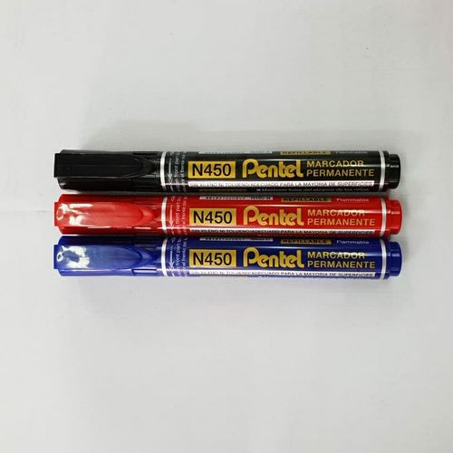 

Pentel Permanent Marker N450 (Black, Blue, Red)