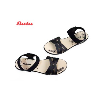 Sepatu Sandal  Wanita BATA  4 6551 Flat Model Tali  Silang 