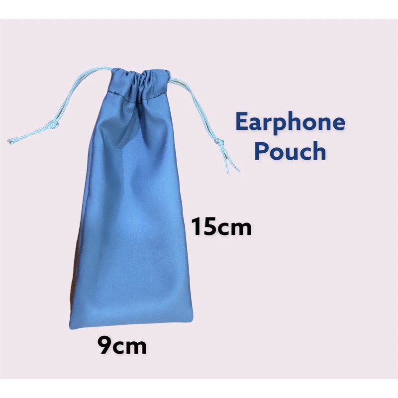 Fawn’G Handmade - Earphone Pouch Bahan Waterproof / Pouch serut Mini