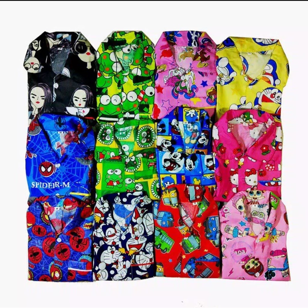 PIYAMA ANAK BAJU TIDUR ANAK 0 BULAN - 16 TAHUN BAJU TIDUR ANAK LAKI LAKI BAJU TIDUR ANAK PEREMPUAN