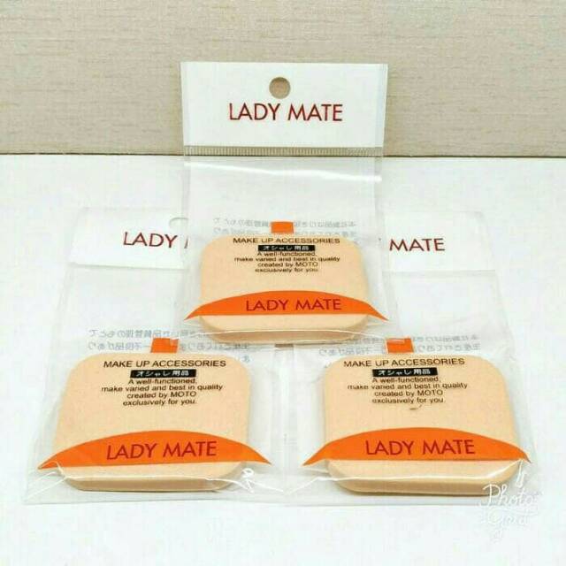 Lady mate make up wajah spons bedak perawatan kecantikan wajah wanita /spon ladymate
