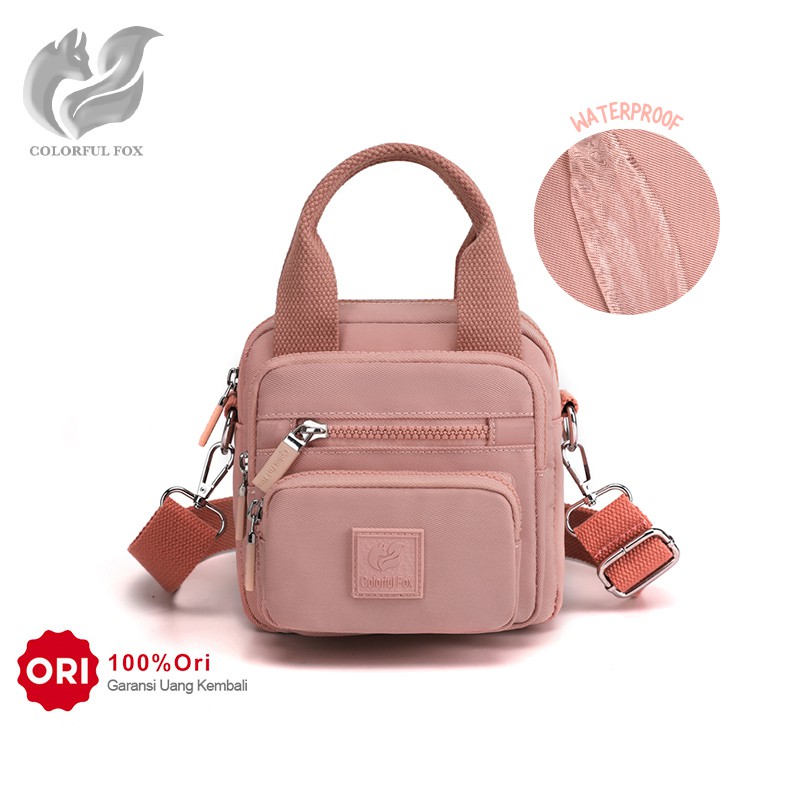 Tas Selempang Wanita COLORFUL FOX 0461 Sling Bag Tas Ransel Wanita Hand Bag Wanita WATCHKITE WKOS
