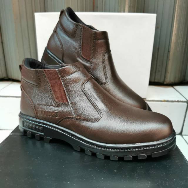 SEPATU SAFETY KULIT PRIA KING RAMSES 809