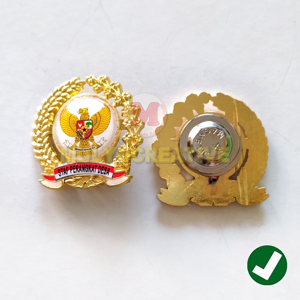 Pin Bros Perangkat Desa Garuda Lencana Kerja Perangkat Desa Magnet