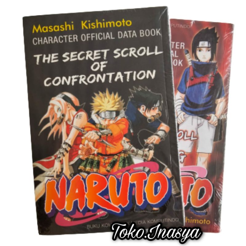 KOMIK NARUTO CHARACTER OFFICIAL DATA BOOK (BY MASASHI KISHIMOTO) / BERBAHASA INDONESIA/ ORIGINAL