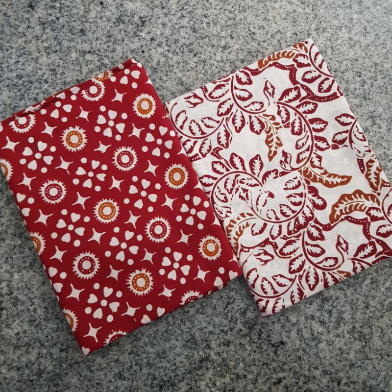 Kain Batik Cap Wonogiren Premium Merah Maroon Batik Solo Part 2