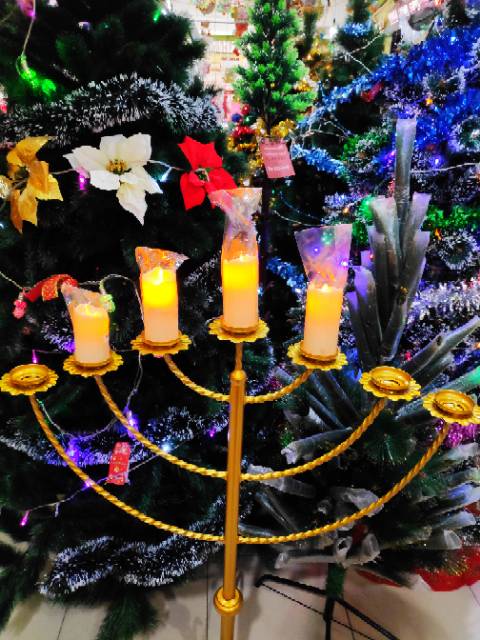 TEMPAT LILIN /KAKI DIAN /MENORAH 100 CM (KEPALA 7)