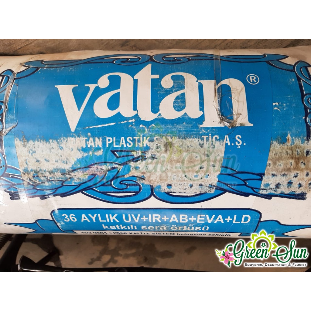 Plastik UV Turki VATAN 4.2 X 55 M - Rumah Tanaman - Greenhouse - Anggrek -  Tanaman Hias