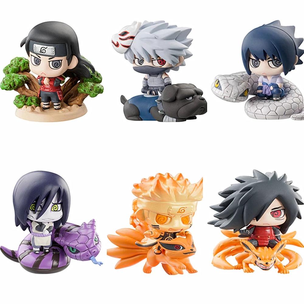 Lanfy Naruto Anime 6pcs/set Gaara Kakashi Collections Uzumaki Naruto