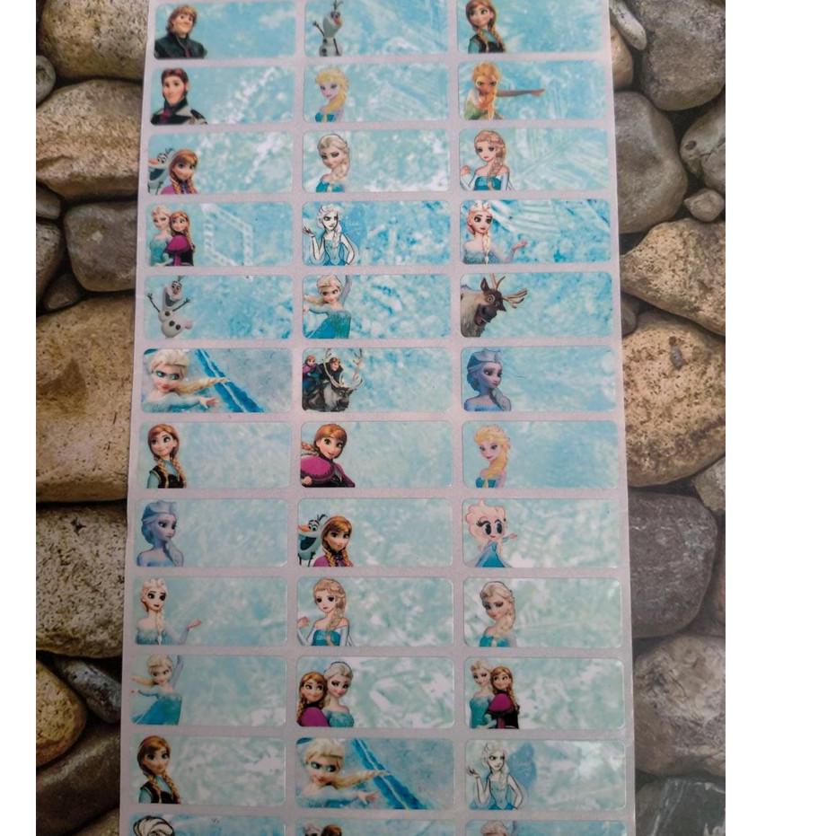 

Hot Sale - STIKER LABEL NAMA WATERPROOF FROZEN !