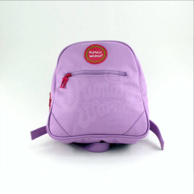 Tas Punggung Fashion Rumah Warna Ungu - Tas Sekolah - Rumeero - RYLIE