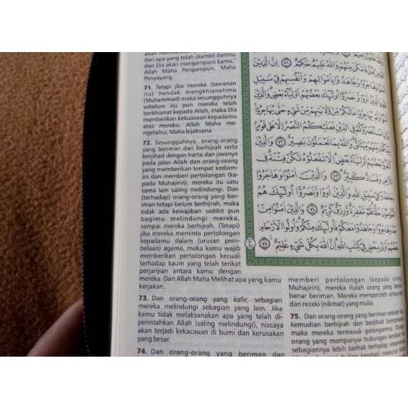 Berkualitas Syamil Al quran Cordova kecil resleting Al quran terjemah