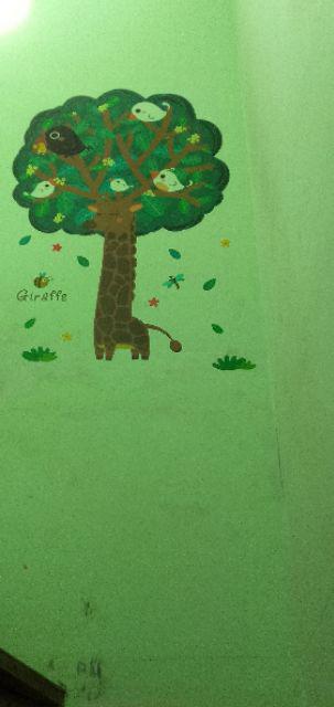 Ws69 Wallsticker/stiker Dinding Transparan Brick Map 60*90cm