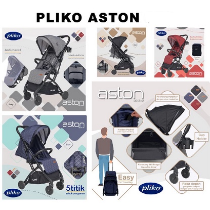 Pliko Stroller Aston BS 570 / Stroller Bayi / Kereta Dorongan Bayi