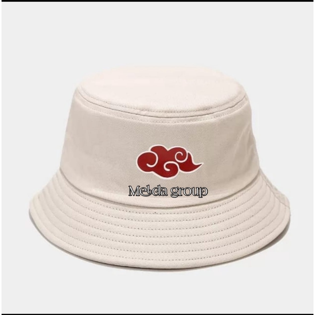 Topi Bucket Hat Anime Akatsuki Bucket Anime Naruto Kekinian