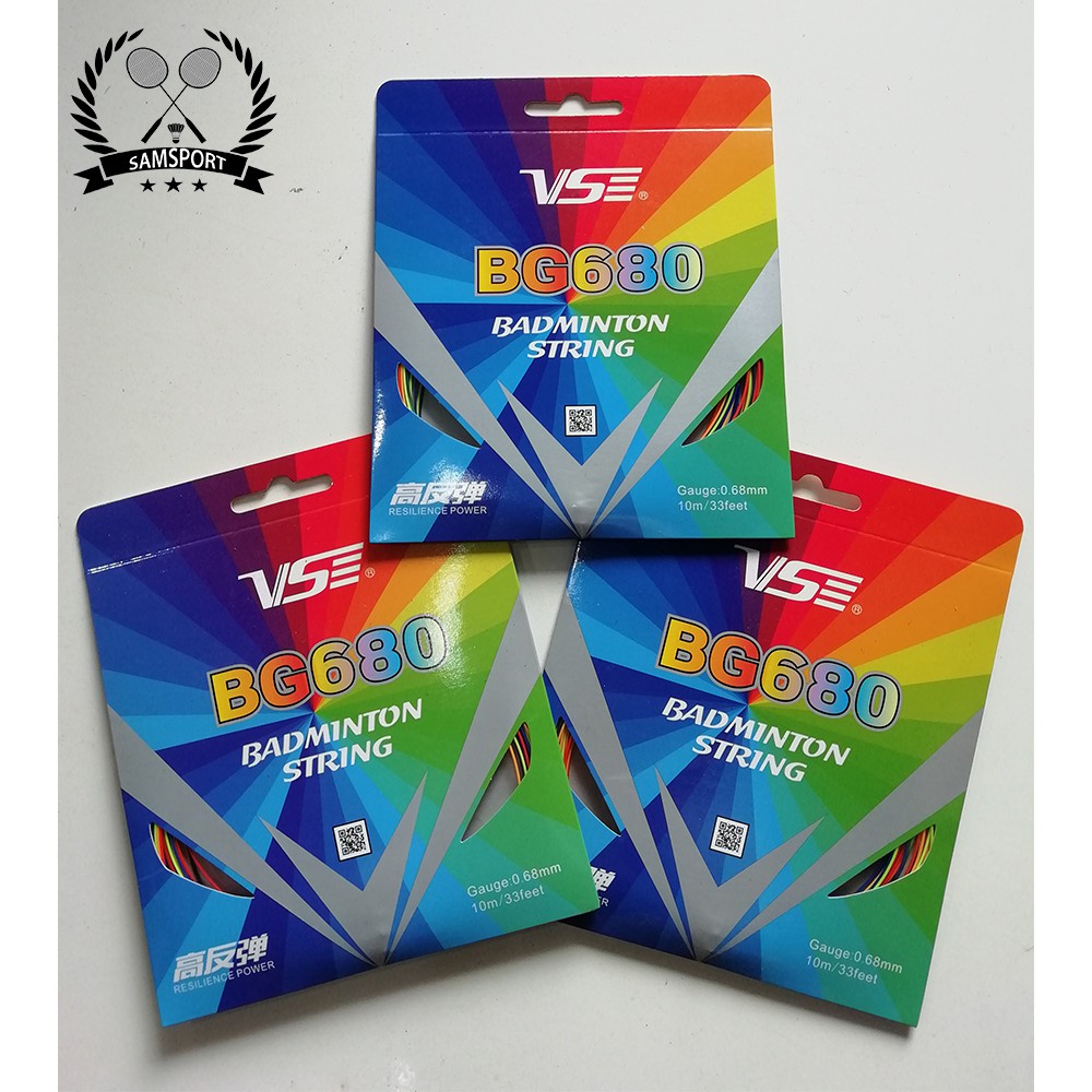 Senar Raket Badminton VSE RAinbow BG680 ORIGINAL
