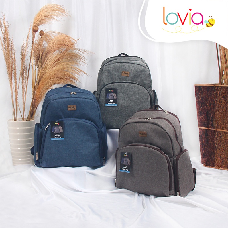 Kiddy Tas Gemblok Anak / Tas Ransel Bayi / Tas Perlengkapan Bayi / Diaper Bag Bayi Series Archie