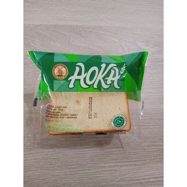 Lezatsehat - Aoka Roti Panggang Lembut Enak Ada 7 Varian-Stobery