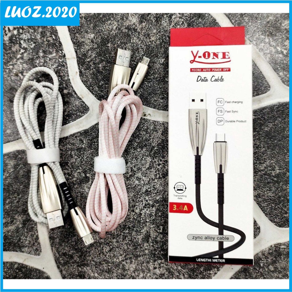 KABEL DATA USB  Y-ONE ZYNC TYPE C FAST CHARGING 3.0A QUALCOMM