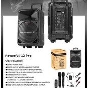 speaker metting portable HARDWELL POWERFULL 12PRO ORIGINAL GARANSI RESMI hardwell