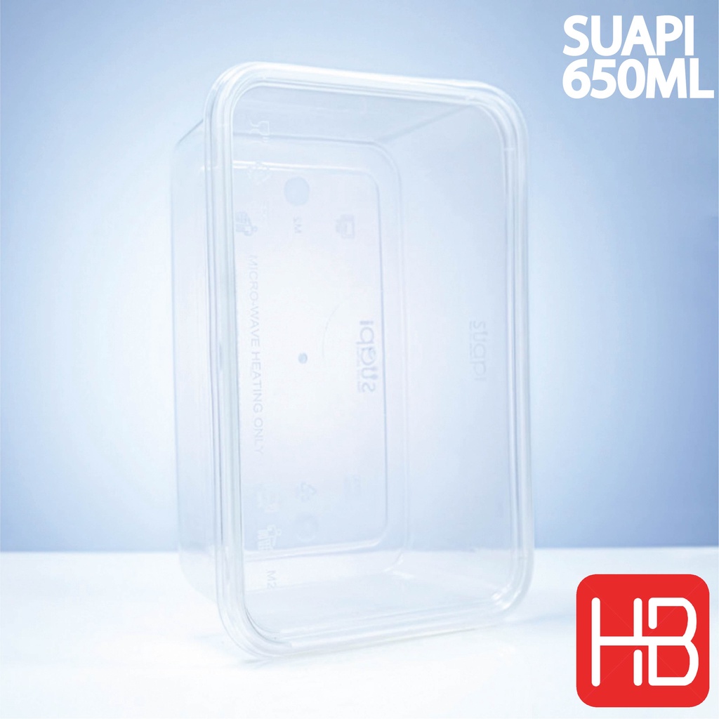 THINWALL 650ML SUAPI / FOOD CONTAINER SUAPI 650ML (ISI 25 PCS)