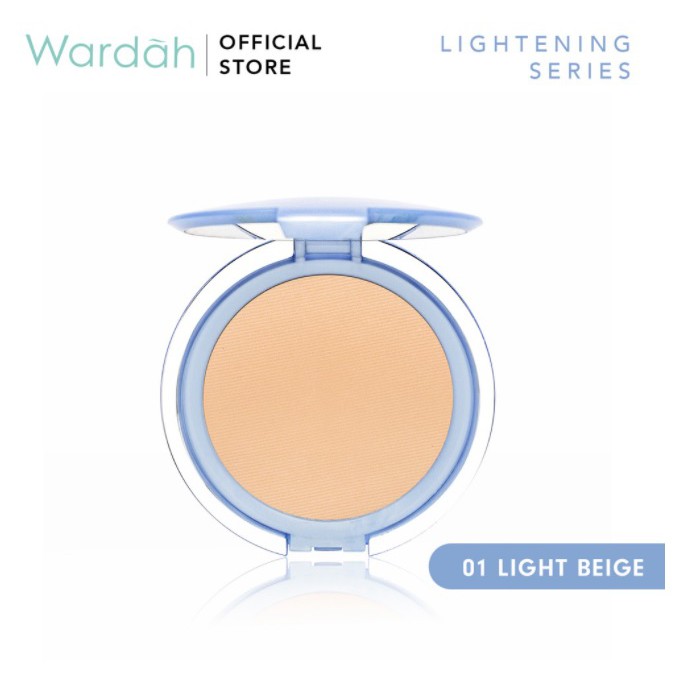 REFILL WARDAH LIGHTENING POWDER FOUNDATION LIGHT FEEL TWO WAY CAKE SPF 15 BEDAK PADAT TERLARIS