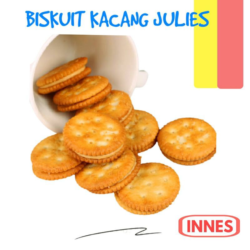 

Biskuit Kacang Malaysia / Biskuit Isi Selai Kacang / Julies Peanut Butter Sandwich Biscuits 300 Gram