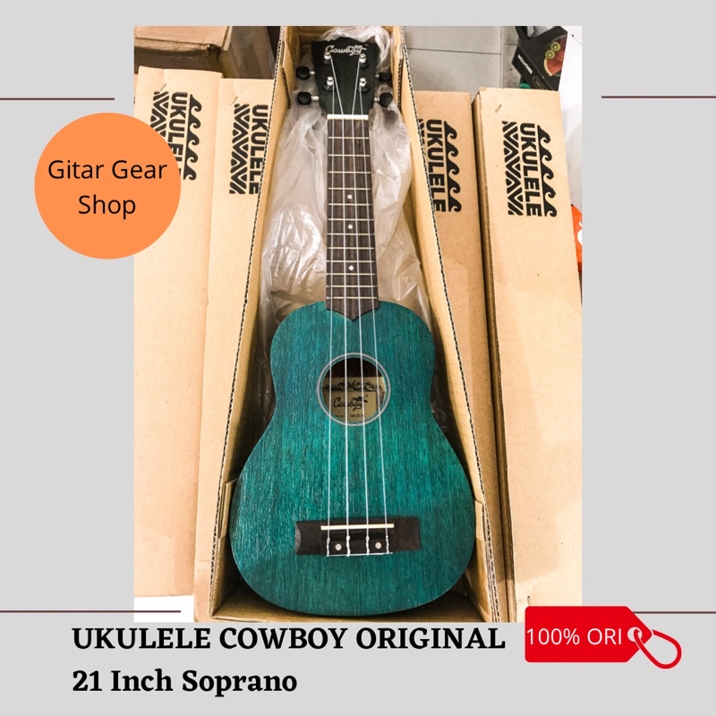 UKULELE COWBOY ORIGINAL UKULELE COWBOY SOPRANO KENTRUNG COWBOY KENTRUNG SOPRANO BLUE